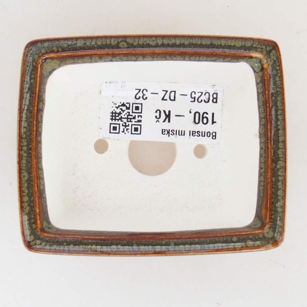 Mini bonsai tál 7,5 x 6 x 3 cm, barna