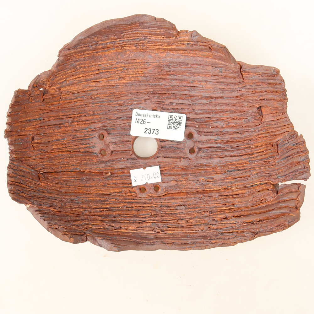Kerámia héj  20 x 16 x 7 cm, barna színű