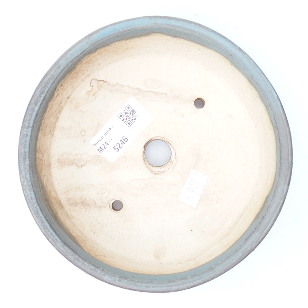 kerámia bonsai tál 15 x 15 x 5 cm, kék színben