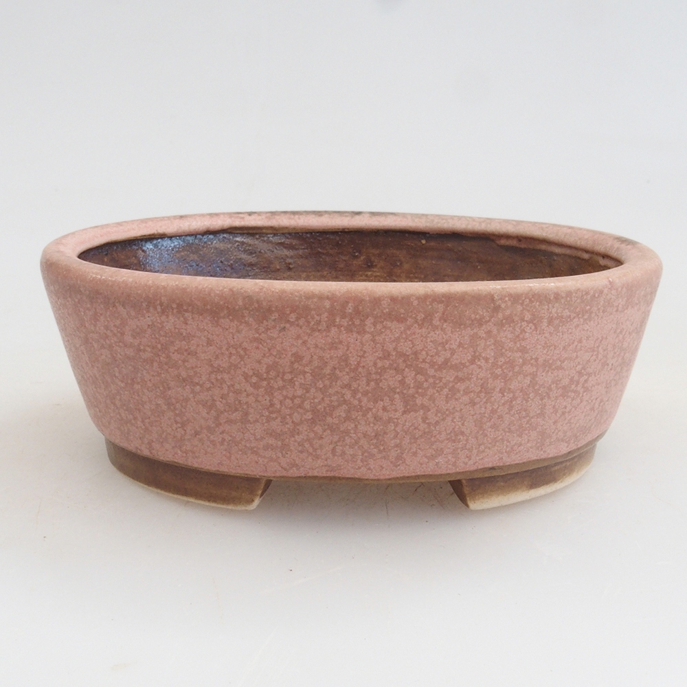 kerámia bonsai tál 10 x 8,5 x 4 cm, barna