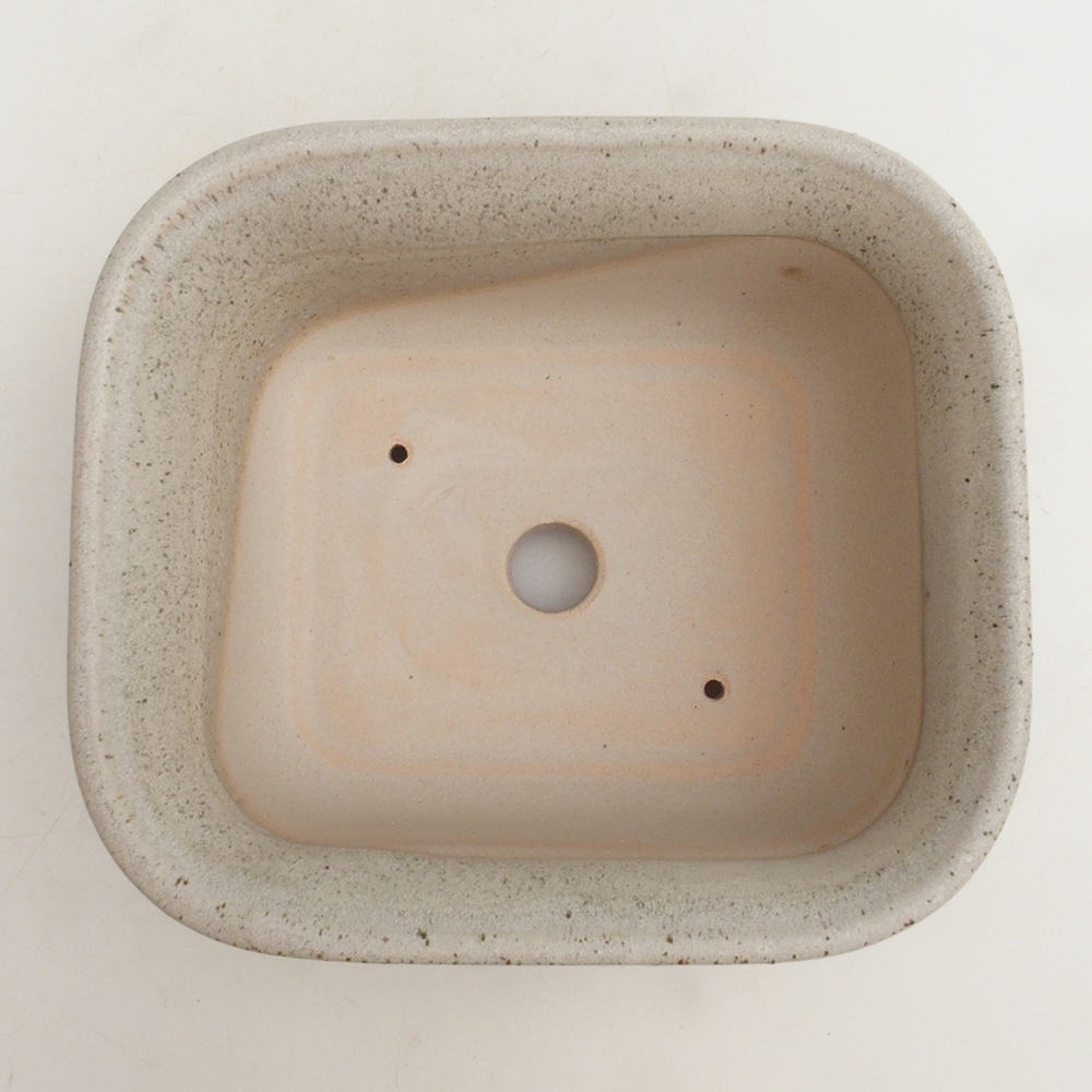 Bonsai tál H36 - 17 x 15 x 7,5 cm. - bézs színű