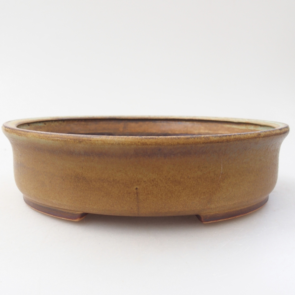 Bonsai kerámia tál 17,5 x 16 x 4,5 cm, zöld