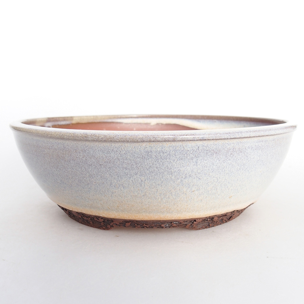 kerámia bonsai tál 19,5 x 19,5 x 6,5 cm, kék színű