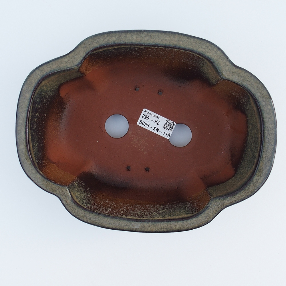 Tál 25 x 19,5 x 8,5 cm szürke