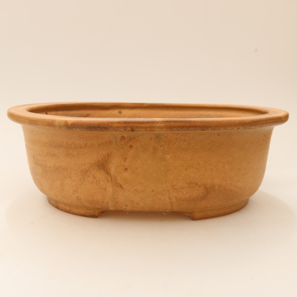 kerámia bonsai tál 23 x 19 x 7 cm, barna