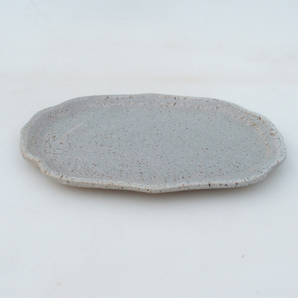 Kerámia tál H51 -18,5 x 14,5 x 1 cm - bézs színben