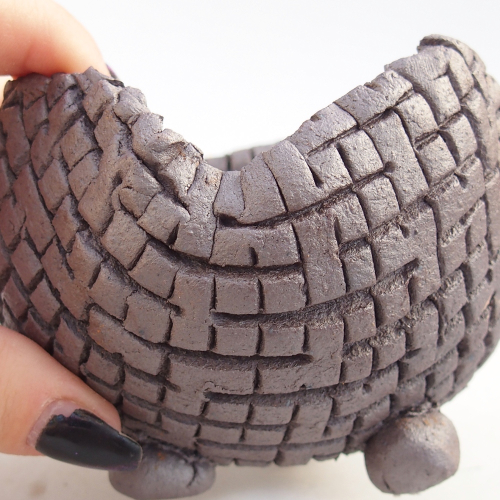 Kerámia kagyló 10 x 10 x 7,5 cm , fémes színű