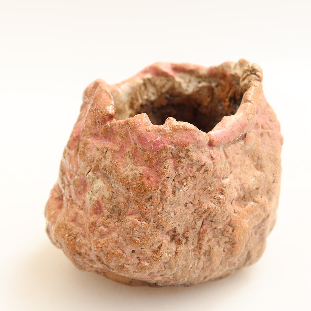 Kerámia tojáshéj  4 x 4 x 6 cm, rózsaszín