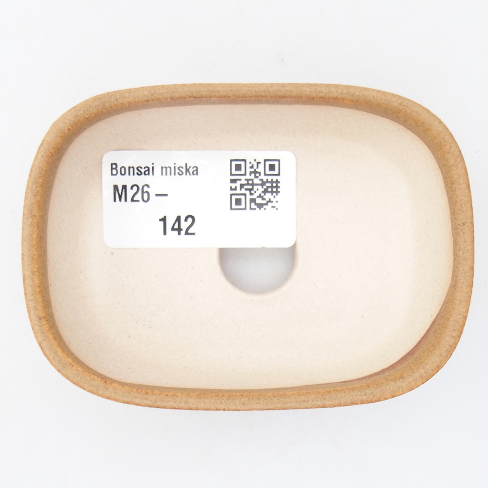 Mini bonsai tál 8,5 x 6 x 2,5 cm, barna