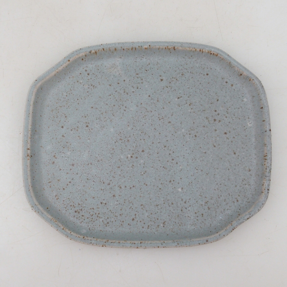 Kerámia tál H31 - 15 x 13 x 1 cm - bézs színű