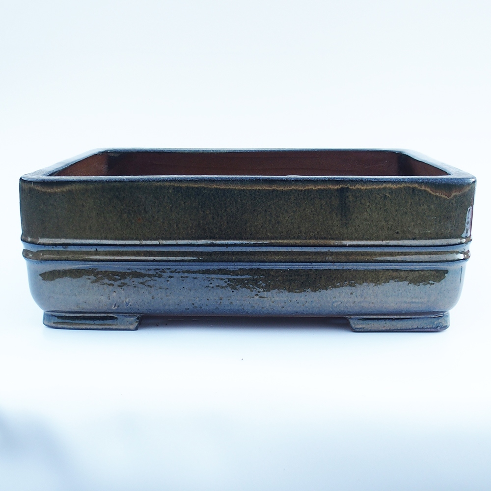 Tál 40 x 29 x 14,5 cm szürke