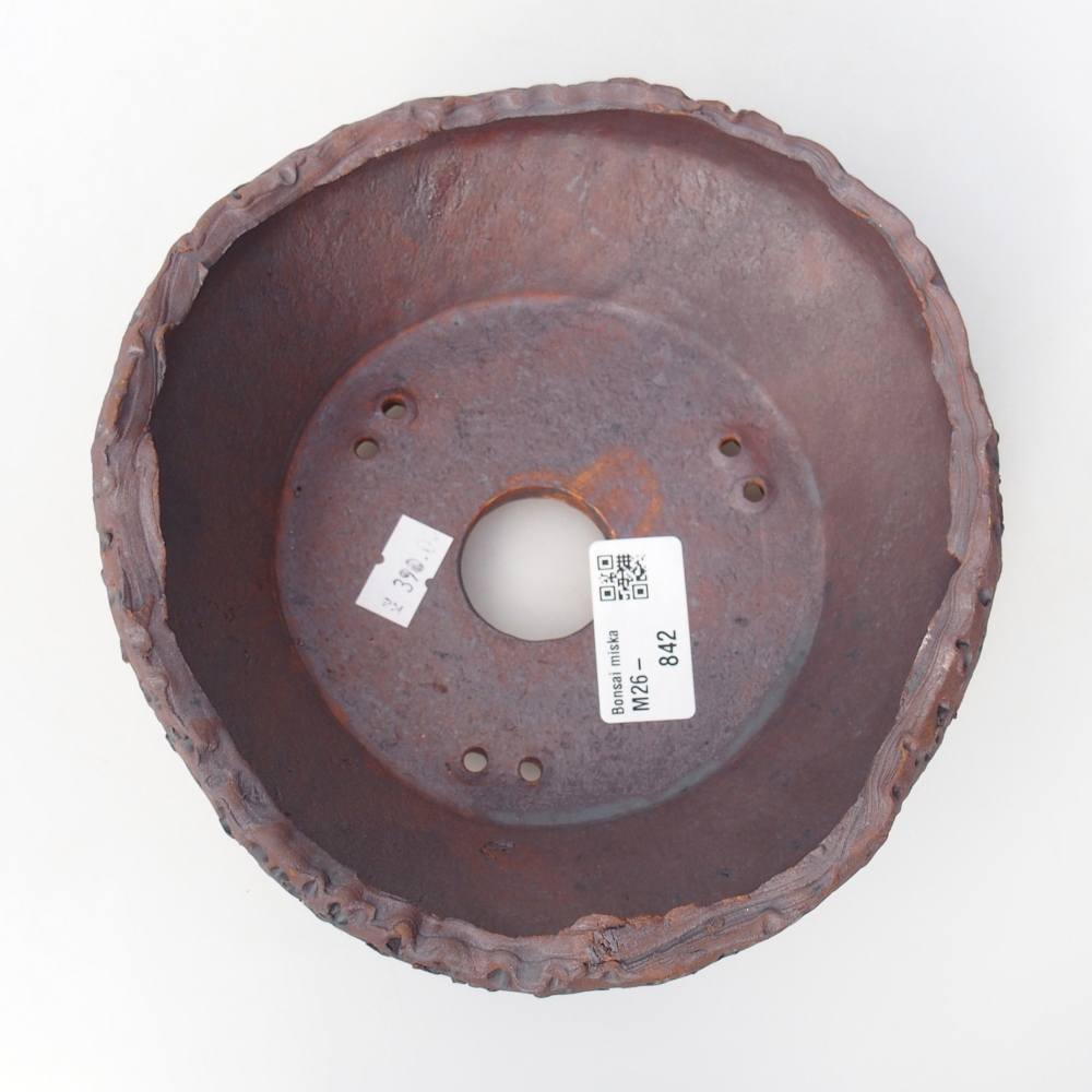 Kerámia bonsai tál 16,5 x 17,5 x 7 cm, fém színben