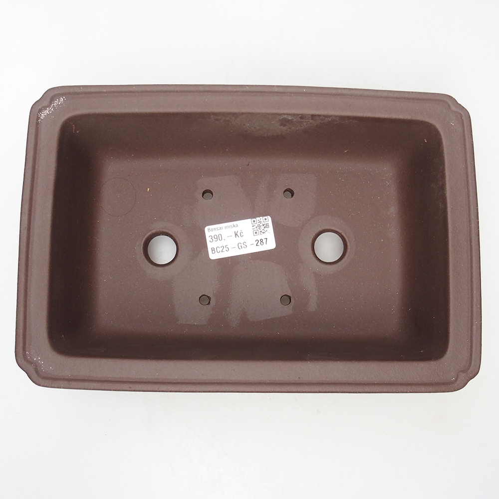 Tál 24 x 16,5 x 7,5 cm barna színben