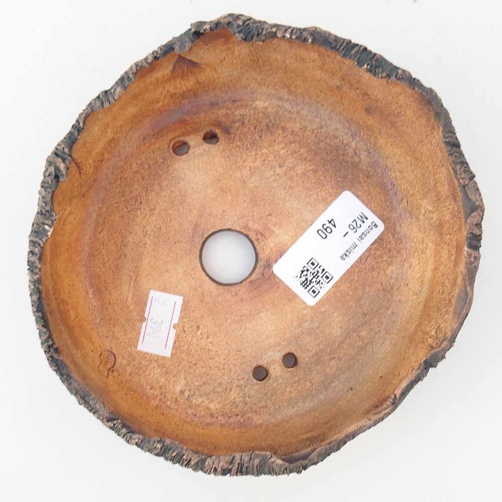 kerámia bonsai tál 13 x 13 x 6 cm, zöld