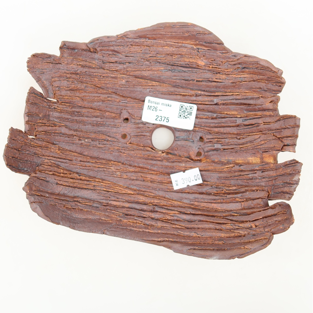Kerámia héj  20 x 15,5 x 6 cm, barna színű