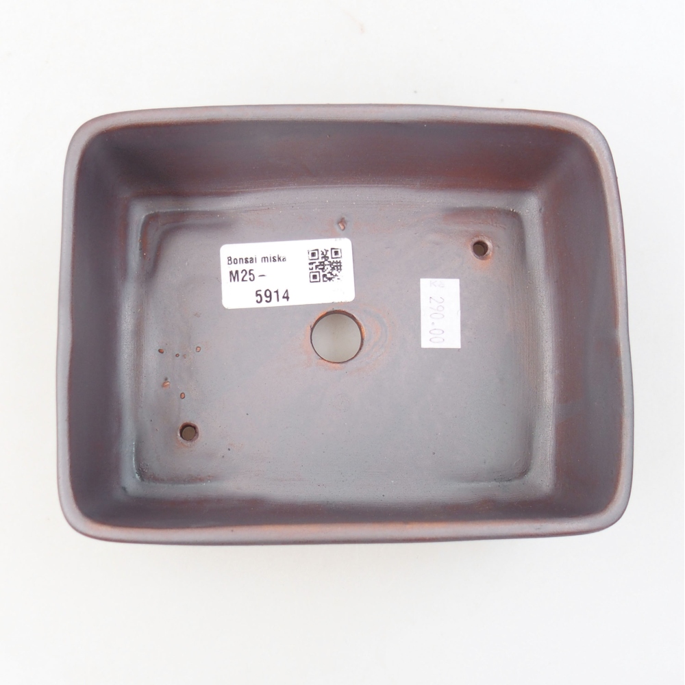 kerámia bonsai tál 22 x 17 x 5 cm, zöld