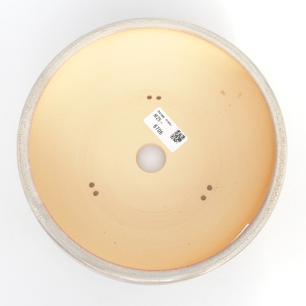 Kerámia bonsai tál 20,5 x 20,5 x 7 cm, szürke