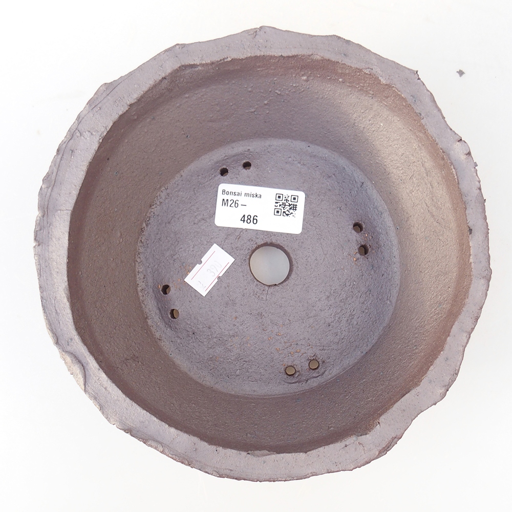 Kerámia bonsai tál 18 x 18 x 6 cm, fém színben