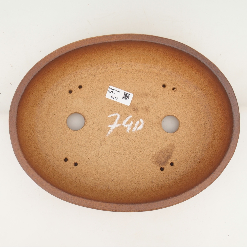 Bonsai tál 32 x 25 x 8,5 cm , színe barna