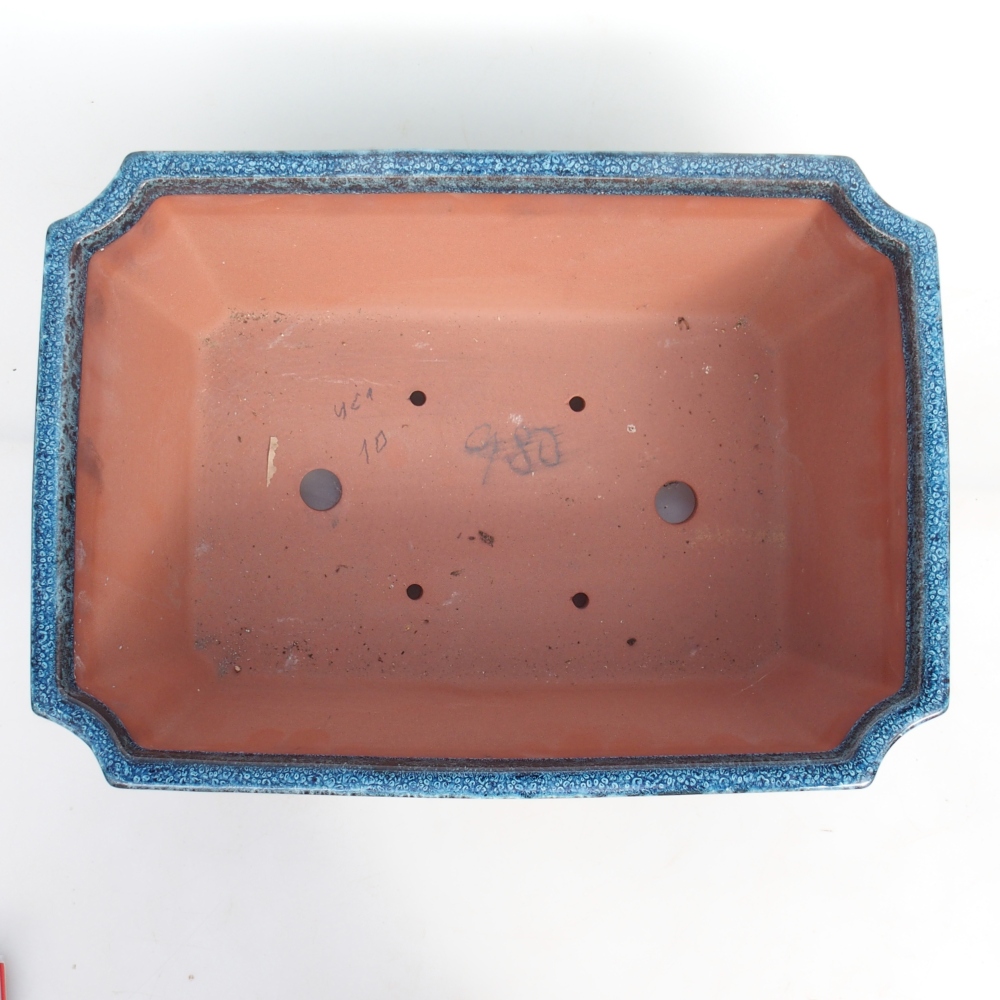 Tál 36,5 x 26 x 12,5 cm kék-fehér