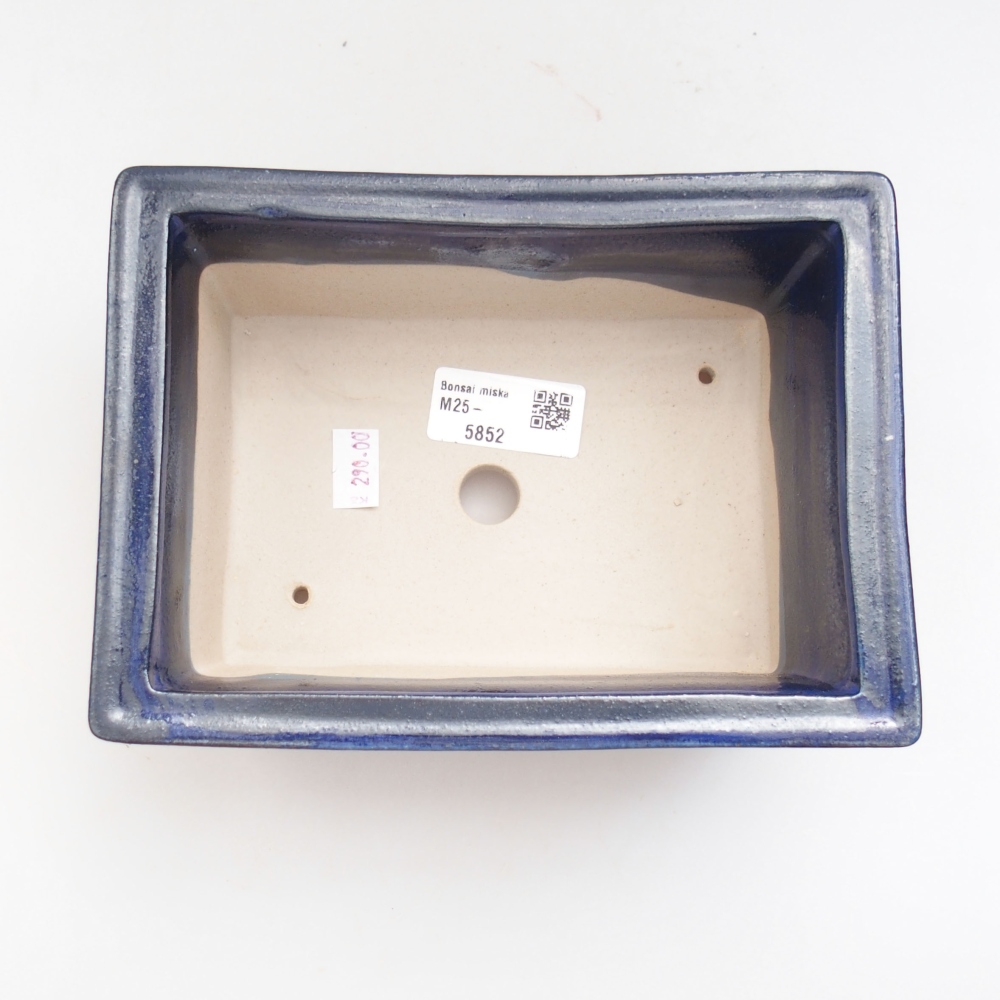 kerámia bonsai tál 22 x 17 x 5 cm, zöld