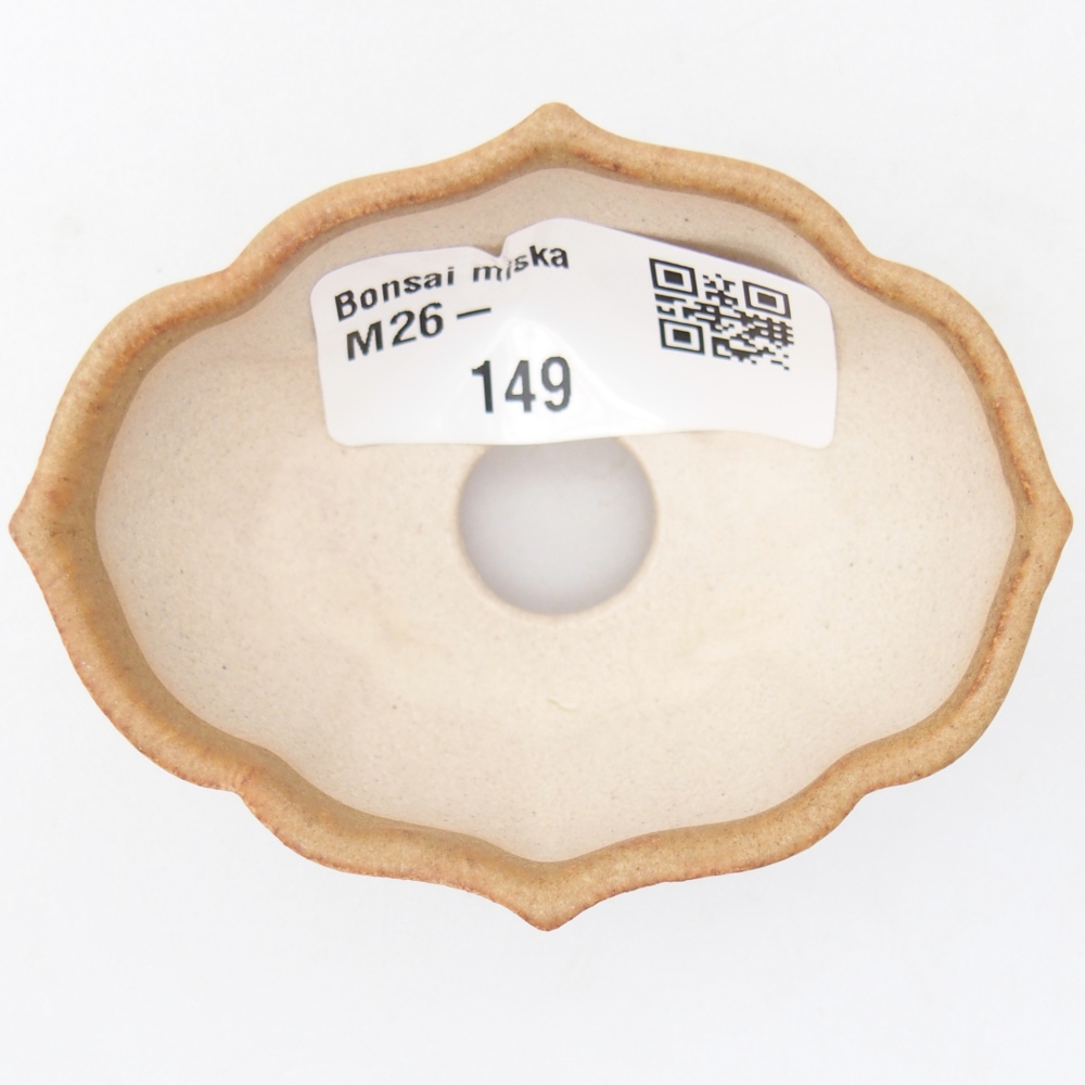 Mini bonsai tál 7 x 5 x 3 cm, barna