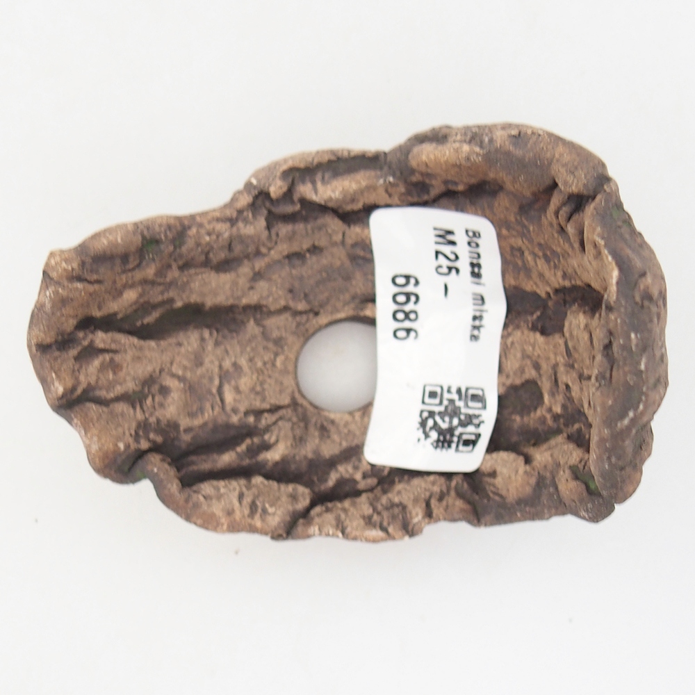 Kerámia kagyló 8 x 5,5 x 7 cm , zöld színű