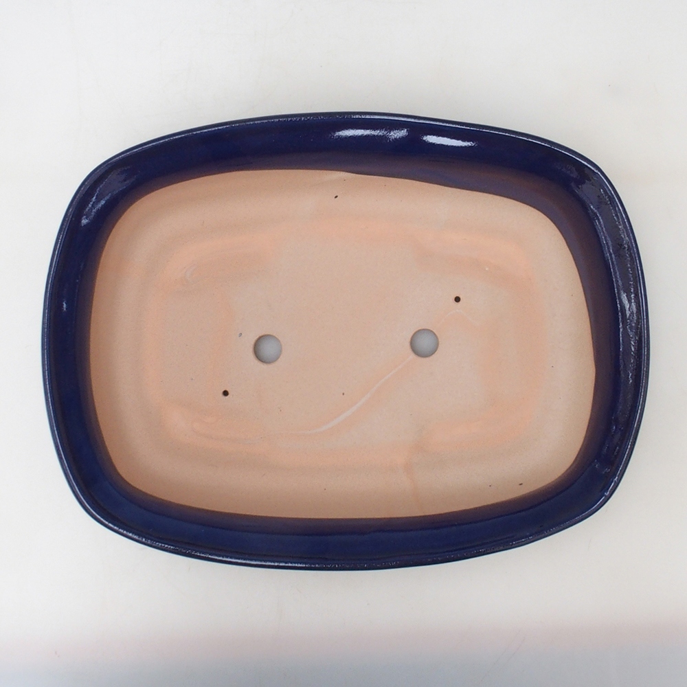 Bonsai tál H10 - 37 x 28 x 9 cm. - kék