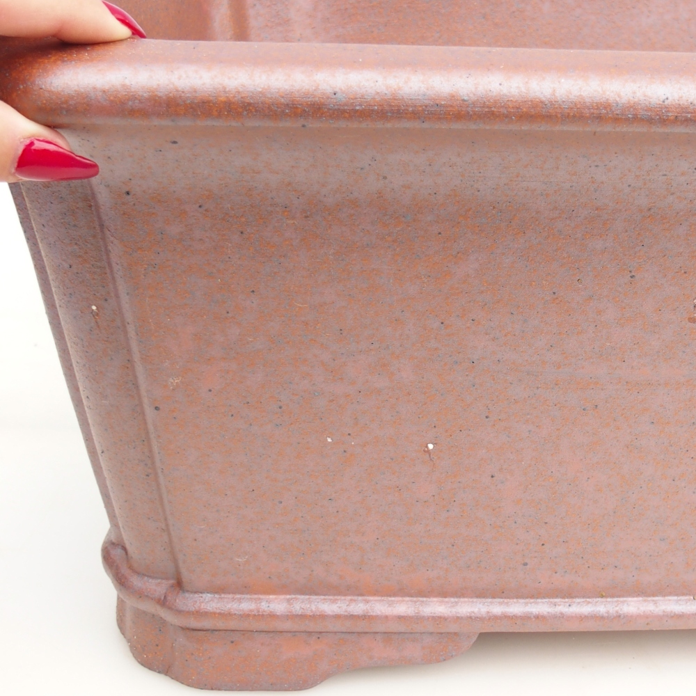 kerámia bonsai tál 51,5 x 37,5 x 20 cm , fém színű - CSAK SZEMÉLYES ELSZÁLLÍTÁS vagy raklapos szállítás