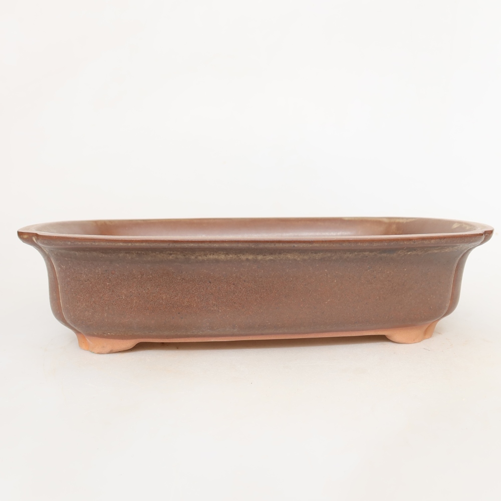 Kerámia tál  24 x 17 x 6 cm, barna színű