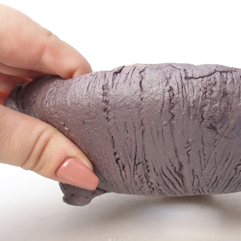 Kerámia bonsai tál 18 x 17 x 5,5 cm, fém színben