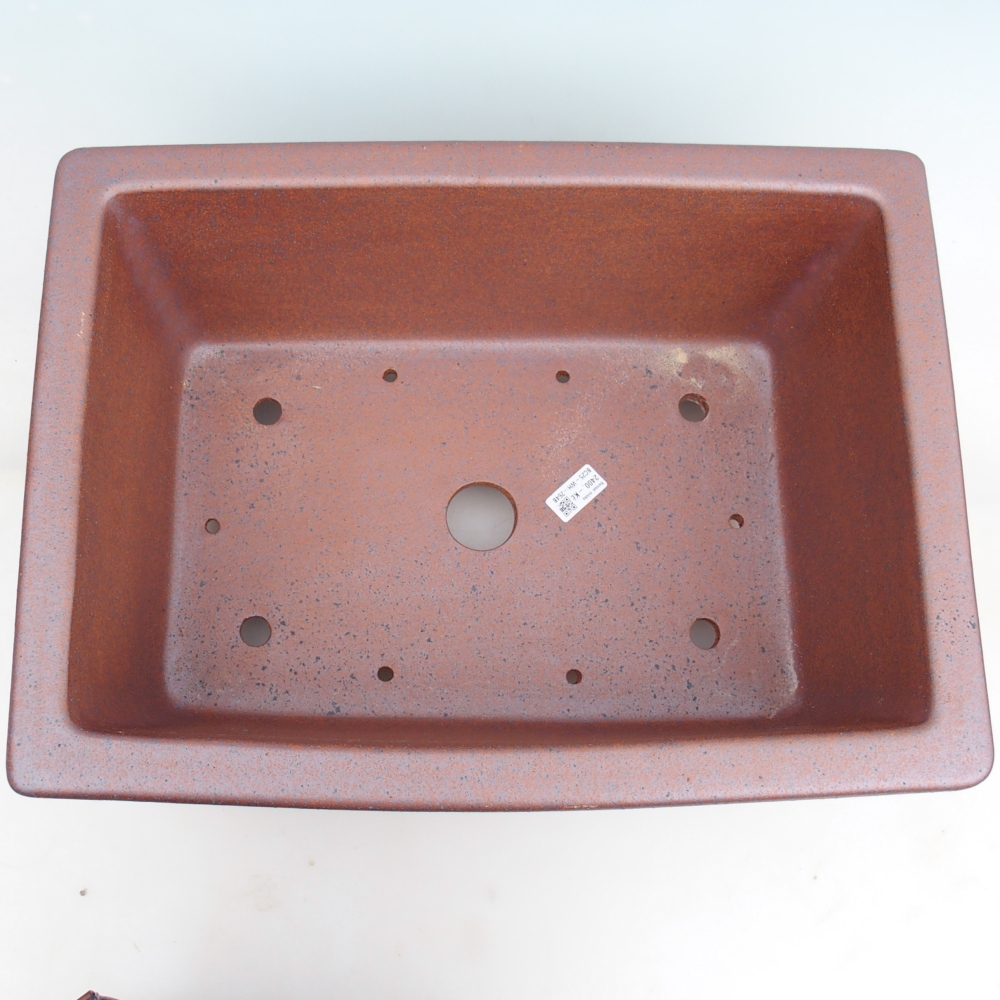 kerámia bonsai tál 51 x 38 x 21 cm , fém színű - CSAK SZEMÉLYES ELSZÁLLÍTÁS vagy raklapos szállítás