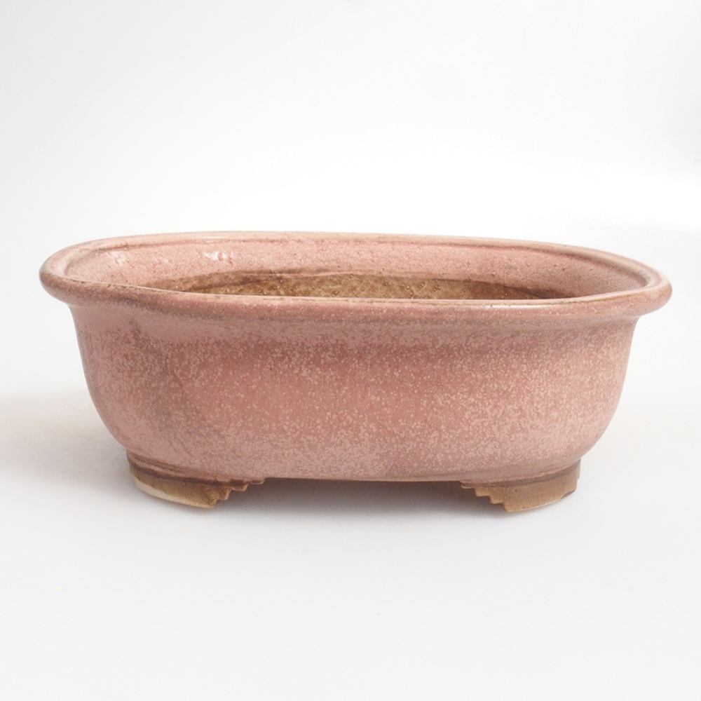 kerámia bonsai tál 10 x 8,5 x 4 cm, barna