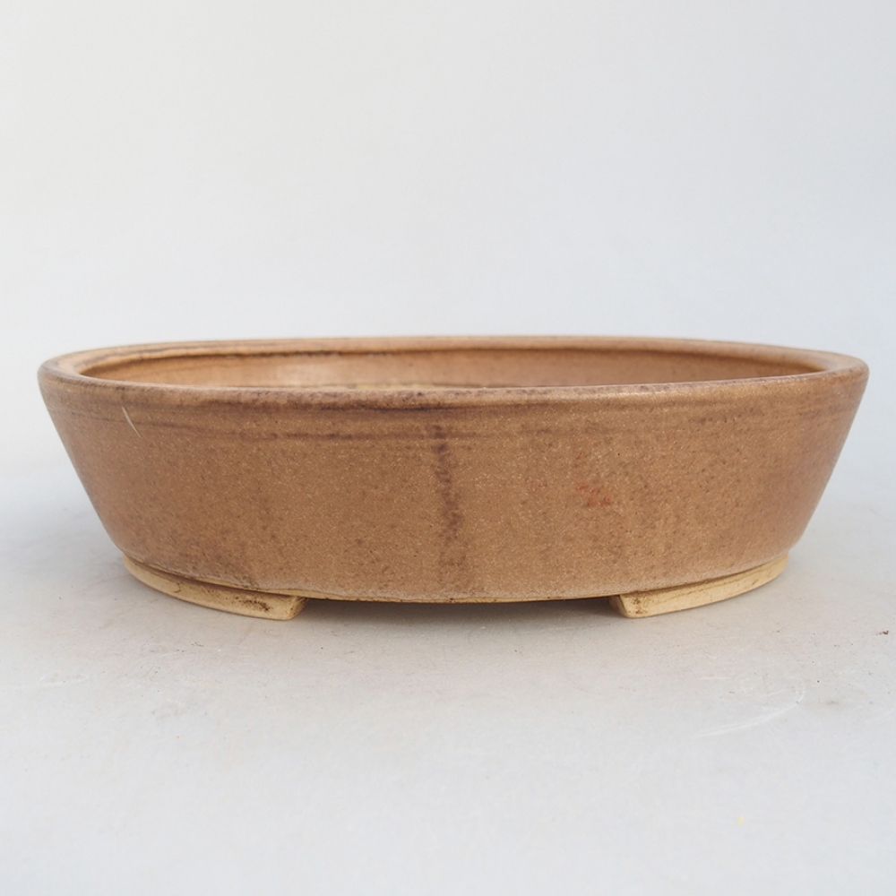 kerámia bonsai tál 18,5 x 16,5 x 4 cm, rózsaszínű