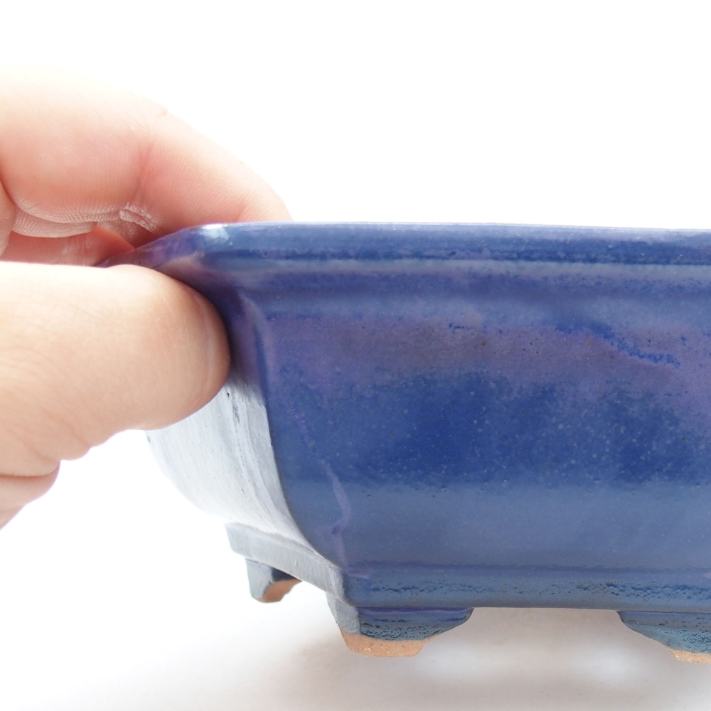 kerámia bonsai tál 22 x 17 x 5 cm, zöld