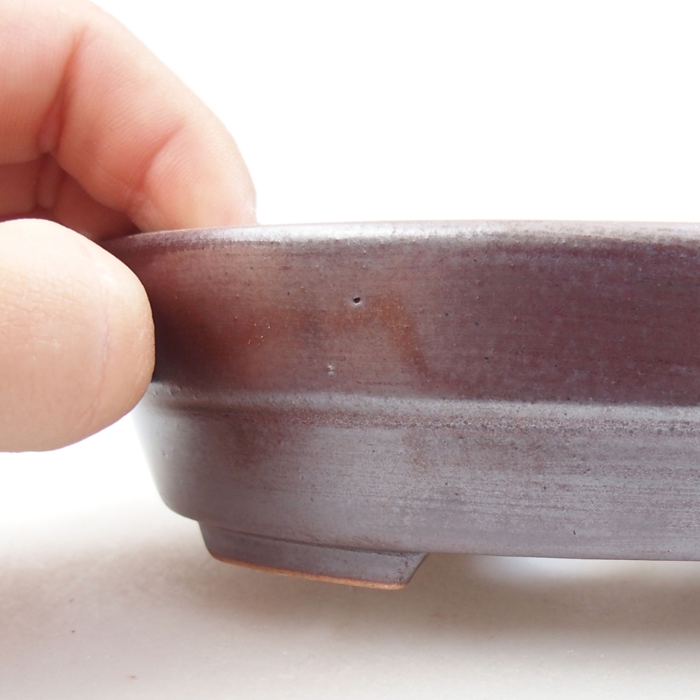 kerámia bonsai tál 22 x 17 x 5 cm, zöld