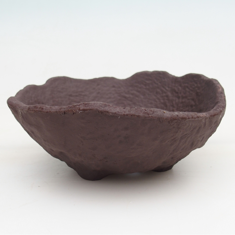 Kerámia kagyló 13 x 13 x 5,5 cm , színe barna