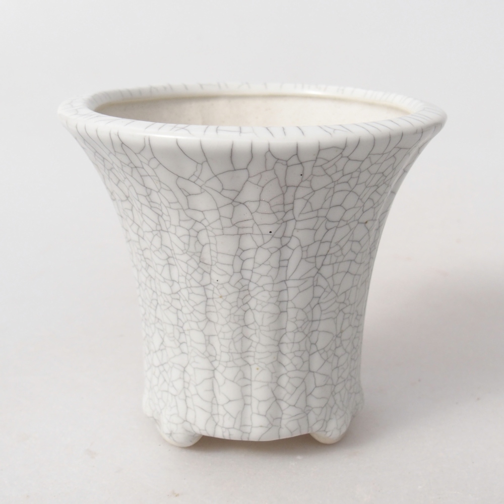 kerámia bonsai tál 9 x 9 x 8 cm, raku színben