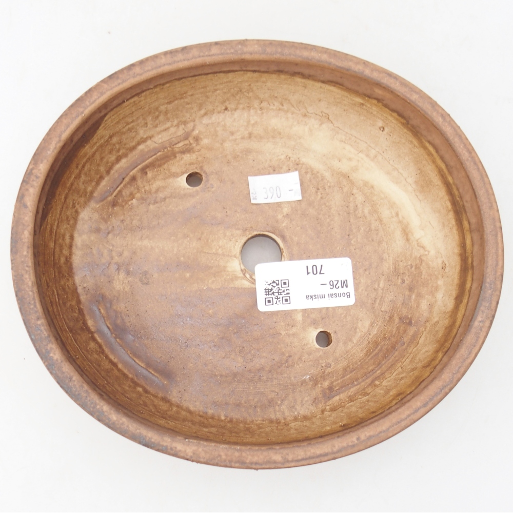 Kerámia bonsai tál 18,5 x 16,5 x 4,5 cm, rózsaszínű