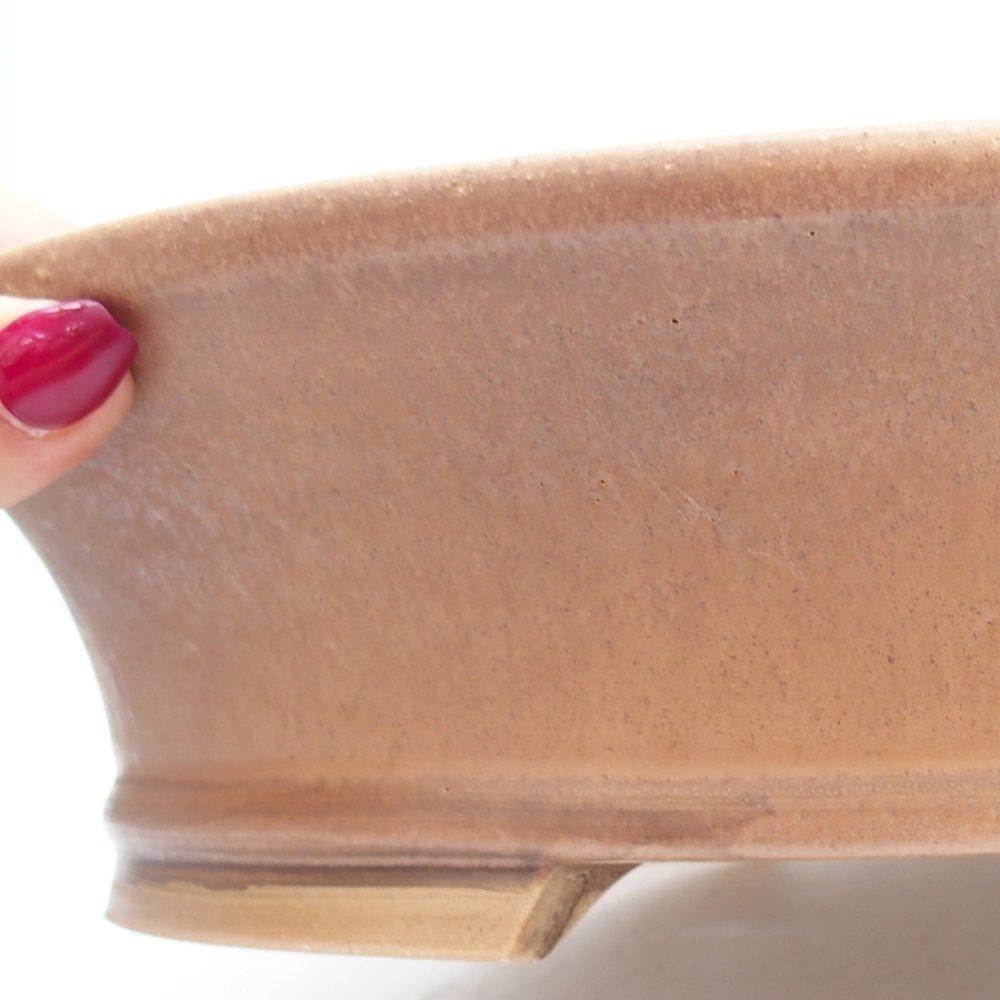 kerámia bonsai tál 32 x 29 x 7 cm, rózsaszínű