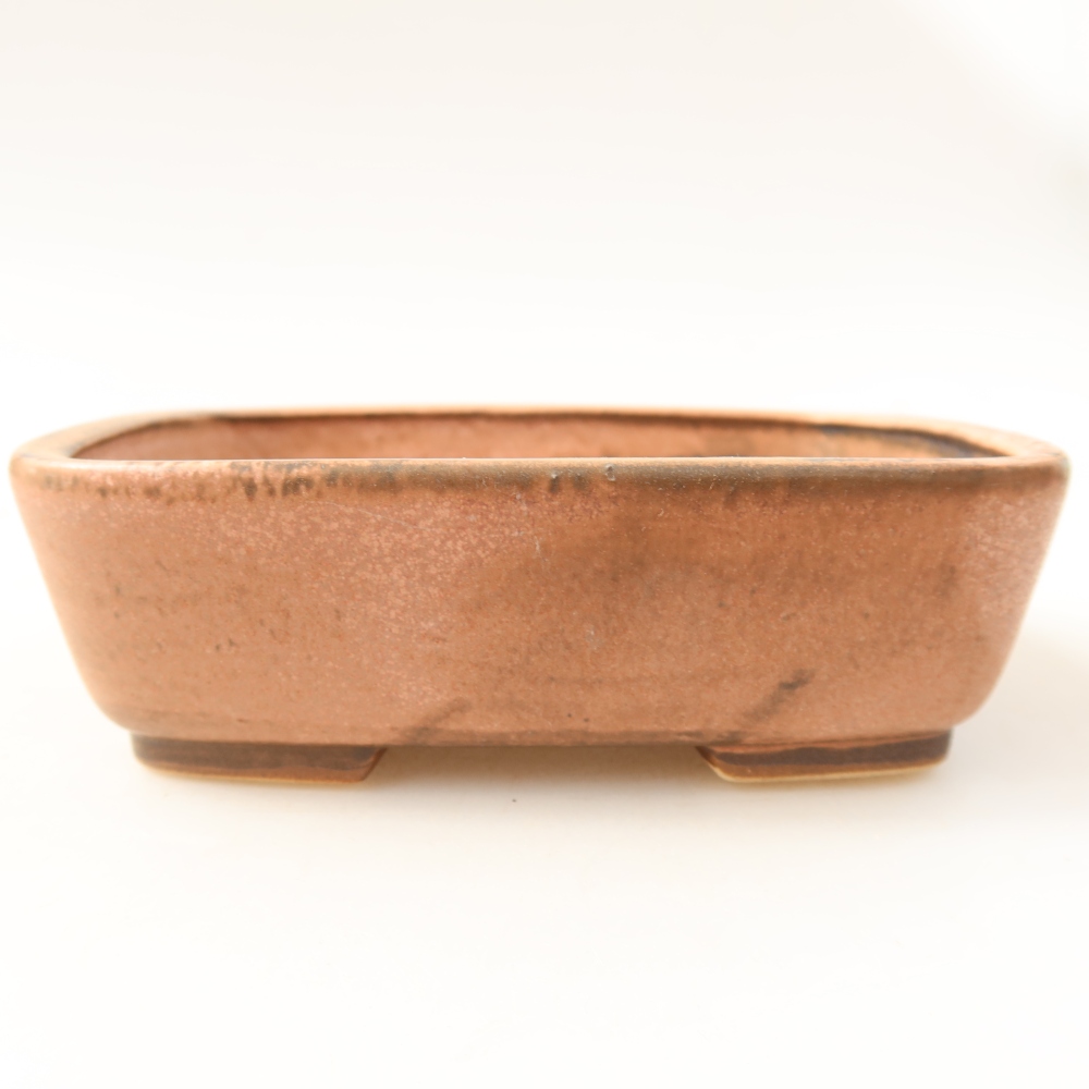 Kerámia bonsai tál 14 x 11,5 x 4,5 cm, rózsaszínű