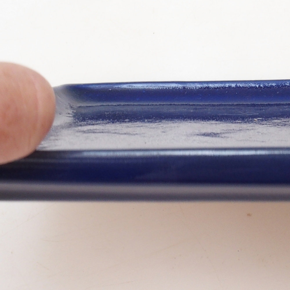 Bonsai csészealj téglalap 22,5 x 17 x 1,5 cm - kék