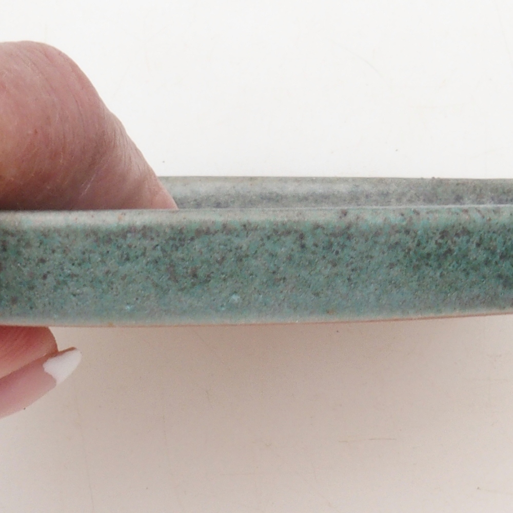 Kerek Bonsai konzol D6-L - 13,5 x 13,5 x 1 cm - zöld