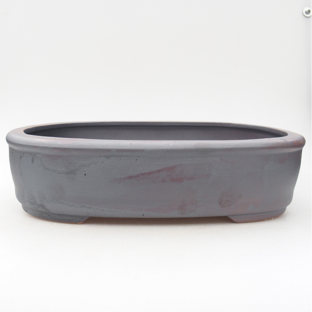 Kerámia bonsai tál 32 x 25 x 8 cm, fém színben
