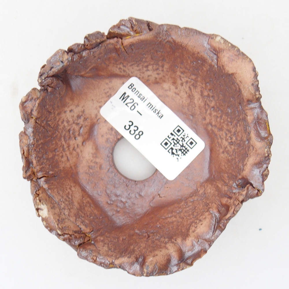 Kerámia kagyló 9 x 8,5 x 4,5 cm , színe barna