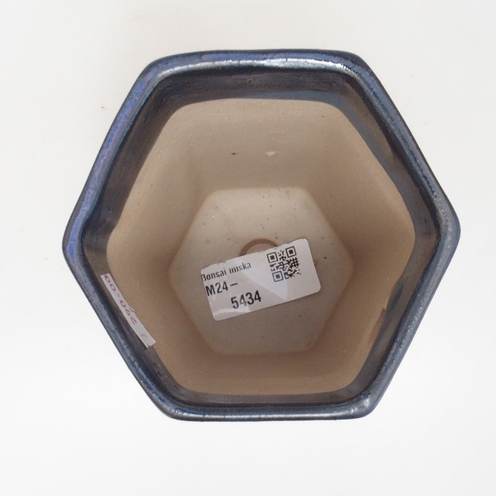 kerámia bonsai tál 9,5 x 8,5 x 14,5 cm, kék színű