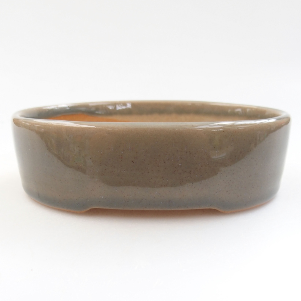 kerámia bonsai tál 22 x 17 x 5 cm, zöld