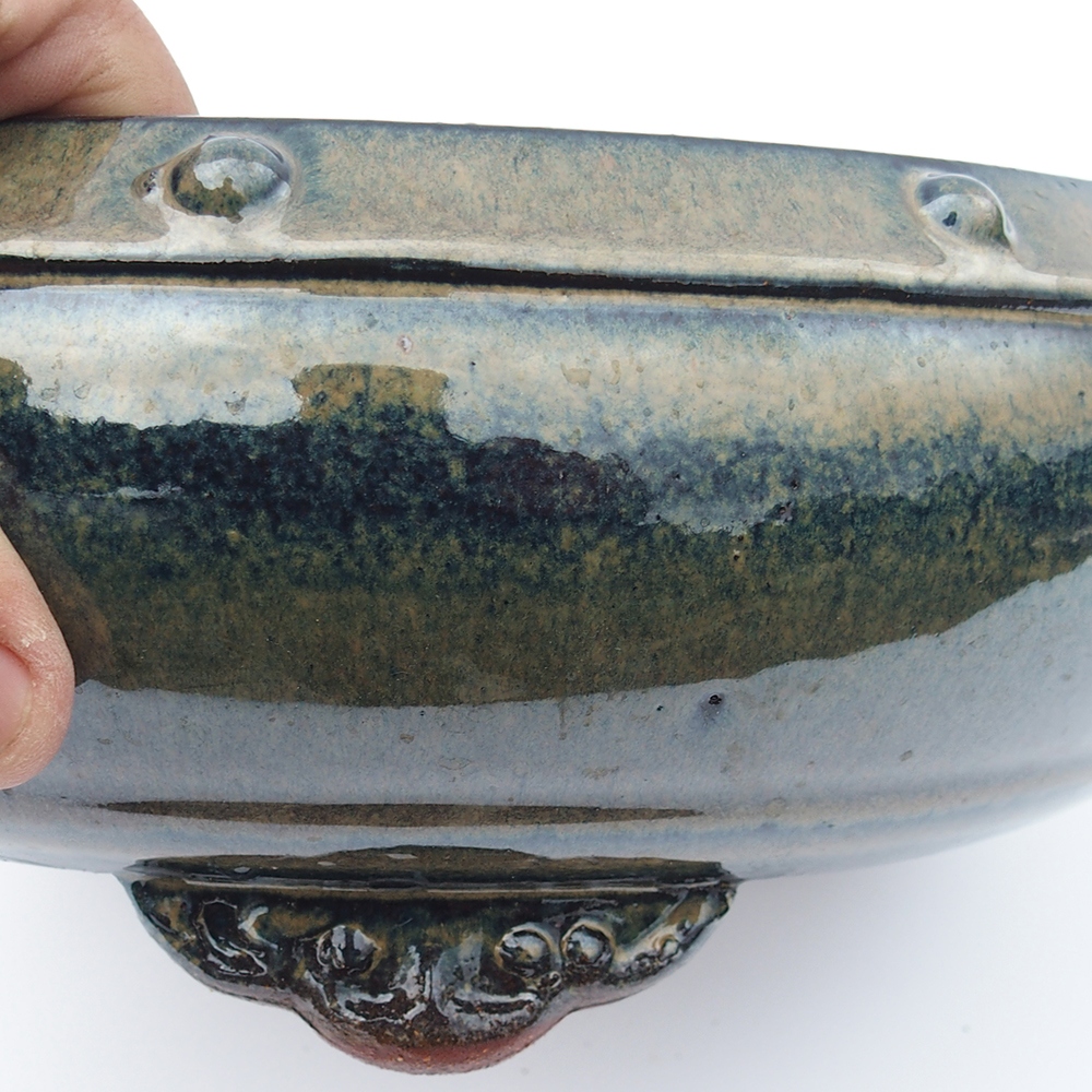 Tál 31 x 31 x 10 cm szürke