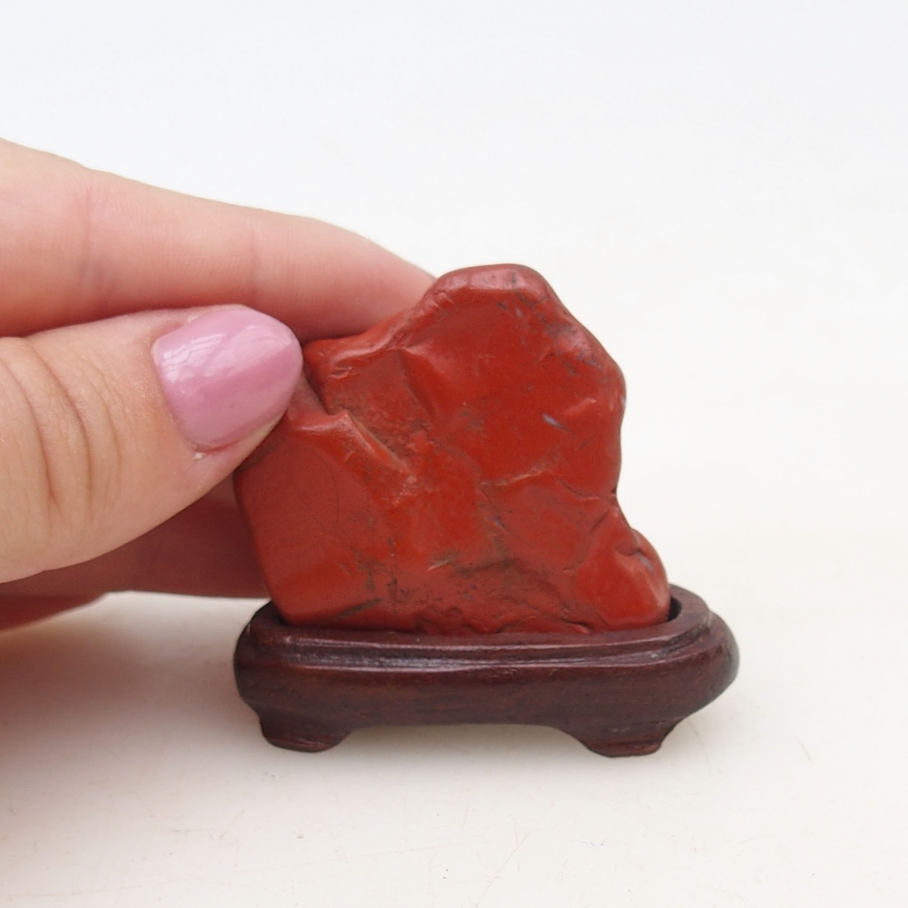 Suiseki - Kő DAI-val (fa alapon)