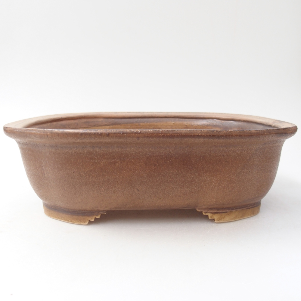 kerámia bonsai tál 25 x 21 x 8 cm, rózsaszínű